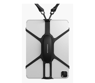 Vonmählen Infinity Max sangle Tablette Métal, Polyéthylène téréphtalate recyclé (rPET), Silicone Noir