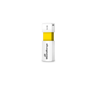 MediaRange MR972 lecteur USB flash 16 Go USB Type-A 2.0 Blanc, Jaune