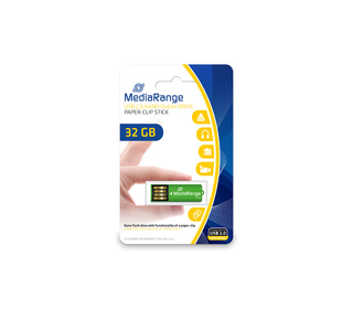 MediaRange MR977 lecteur USB flash 32 Go USB Type-A 2.0 Vert
