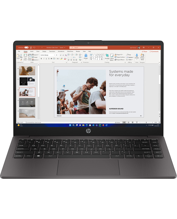 HP 245 14 G10 14" AMD Ryzen 5 16 Go Argent 512 Go