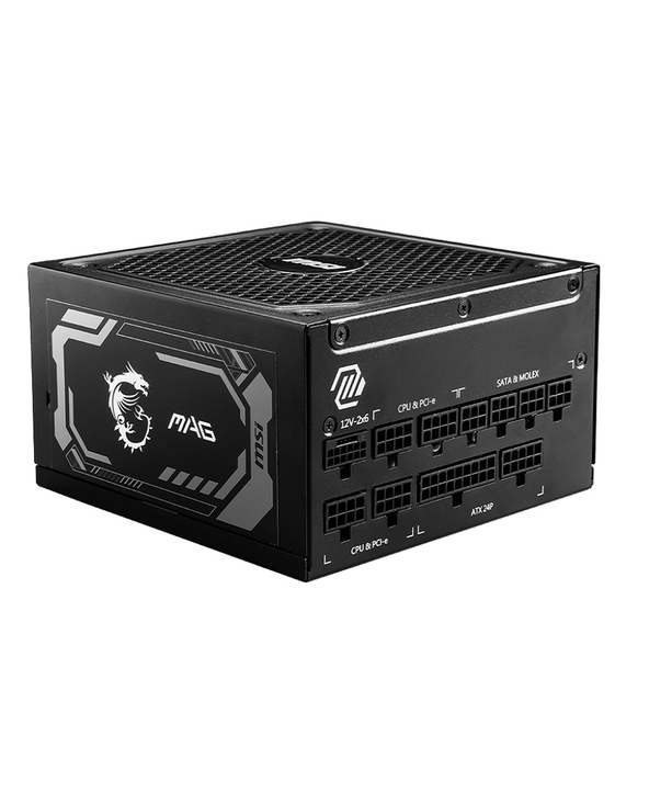 MSI MAG A1250GL PCIE5 unité d'alimentation d'énergie 1250 W 24-pin ATX 1U Noir