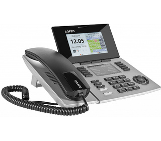 AGFEO ST 56 téléphone fixe Argent LCD