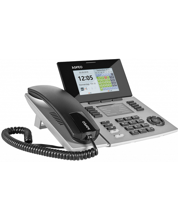 AGFEO ST 56 téléphone fixe Argent LCD