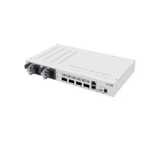 Mikrotik CRS504-4XQ-IN commutateur réseau Géré Fast Ethernet (10/100) Connexion Ethernet, supportant l'alimentation via ce port 