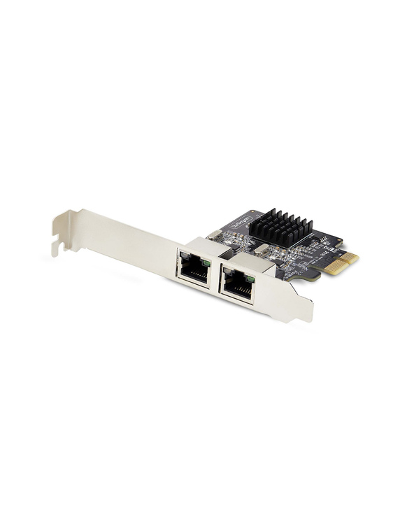 StarTech.com Carte Réseau PCIe Gigabit à 2 Ports, Carte NIC PCI Express 10/100/1000Mbps, Double Realtek RTL8111H, Fonctionne ave