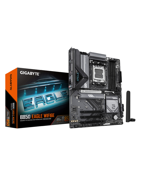 GIGABYTE B850 EAGLE WIFI6E Carte Mère - AMD Ryzen 9000 Series CPUs, VRM numérique 8+2+2 phases, jusqu'à 8200MHz DDR5 (OC), 1xPCI