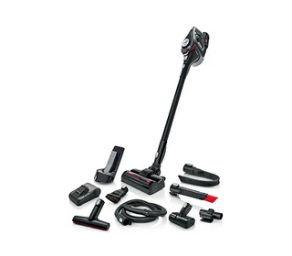 Bosch Serie 8 BSS825MULT aspirateur balai et balai électrique Aspirateur-balai 2 en 1 Batterie Sec HEPA Sans sac Gris 5 Ah