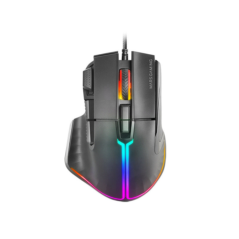 Mars Gaming MMXT souris Jouer Droitier USB Type-A Optique 12800 DPI