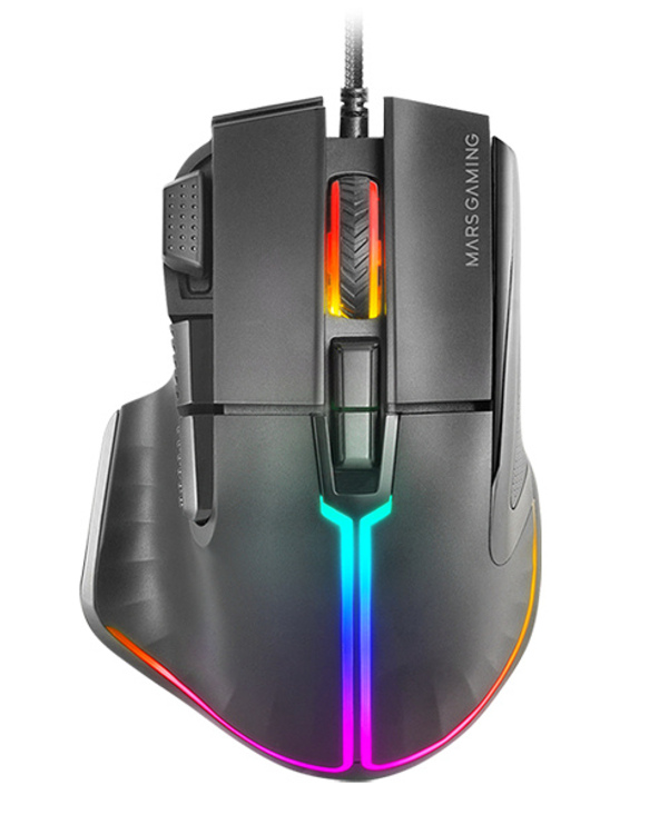 Mars Gaming MMXT souris Jouer Droitier USB Type-A Optique 12800 DPI