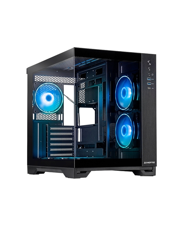 Chieftec Visio GM-30B-TG-OP schwarz Tempered Glass x 2 Cube Noir