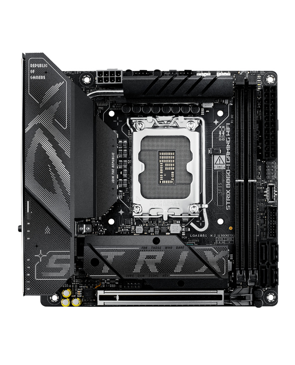 ASUS ROG STRIX B860-I GAMING WIFI Intel B860 LGA 1851 (Socket V1) mini ITX
