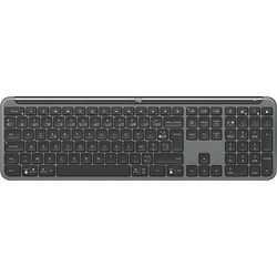 Logitech K950 Signature Slim clavier Bureau RF sans fil + Bluetooth AZERTY Français Graphite