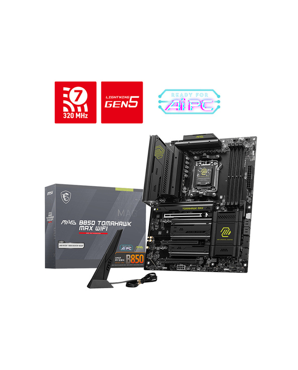 MSI MAG B850 TOMAHAWK MAX WIFI carte mère AMD B850 Emplacement AM5 ATX