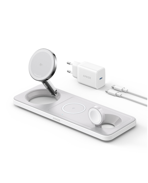 Anker MagGo Universel Blanc USB Recharge sans fil Charge rapide Intérieure