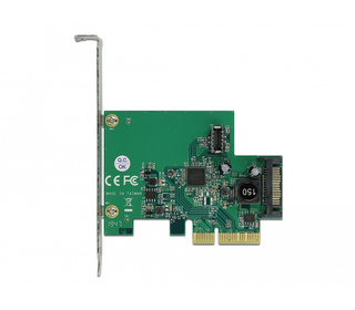 DeLOCK Carte PCI Express x4 vers 1 x interne USB 3.2 Gen 2 clé A 20 broches femelles