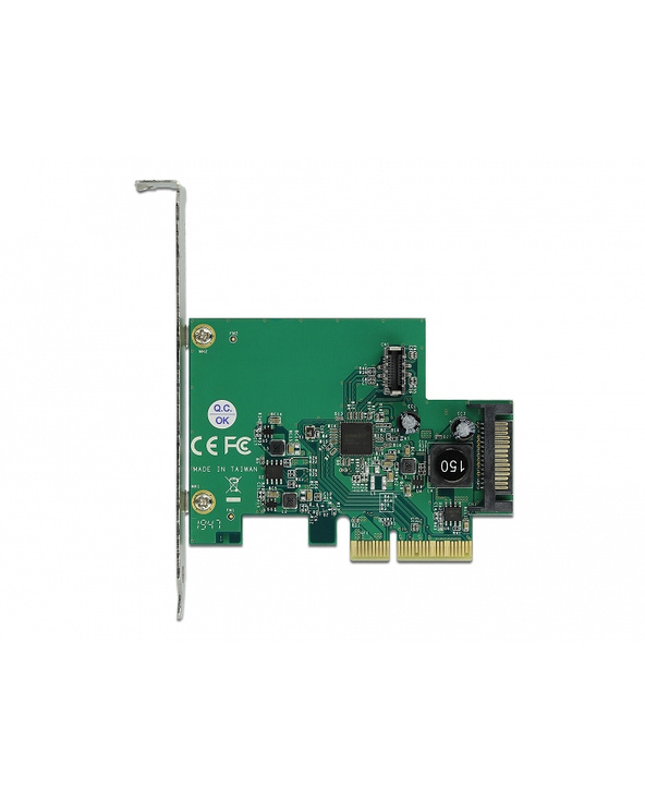 DeLOCK Carte PCI Express x4 vers 1 x interne USB 3.2 Gen 2 clé A 20 broches femelles