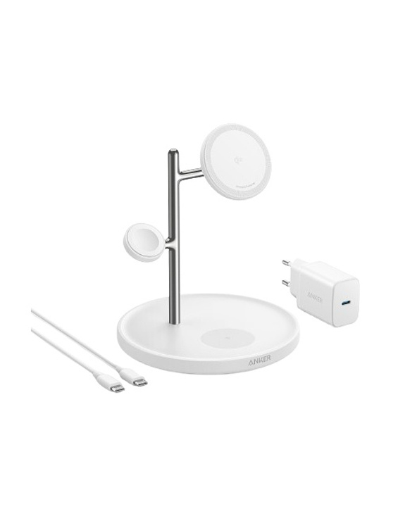 Anker MagGo Universel Blanc USB Recharge sans fil Charge rapide Intérieure