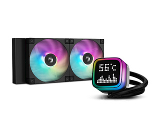 DeepCool R-LP240-BKMSNC-G-1 système de refroidissement d’ordinateur Boitier PC, Processeur Refroidisseur de liquide tout-en-un 1
