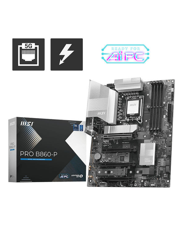 MSI PRO B860-P carte mère Intel B860 LGA 1851 (Socket V1) ATX