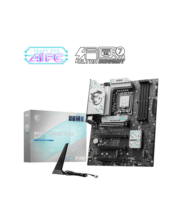 MSI B860 GAMING PLUS WIFI carte mère Intel B860 LGA 1851 (Socket V1) ATX
