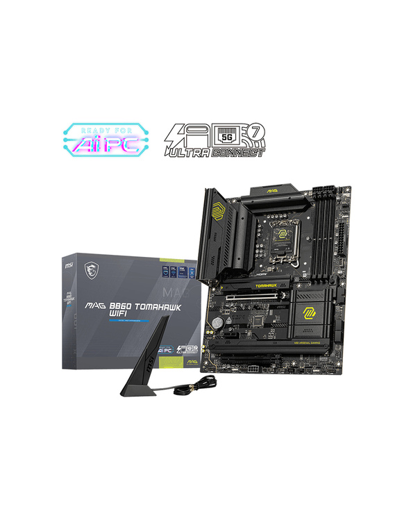 MSI MAG B860 TOMAHAWK WIFI carte mère Intel B860 LGA 1851 (Socket V1) ATX