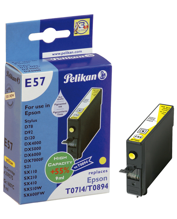Pelikan E57 cartouche d'encre 1 pièce(s) Jaune