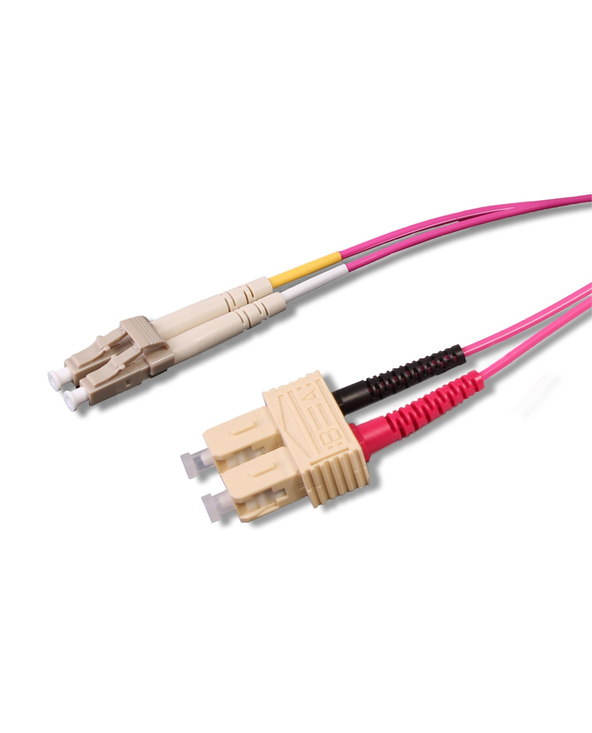 Uniformatic 21324 câble InfiniBand et à fibres optiques 5 m SC LC Rose