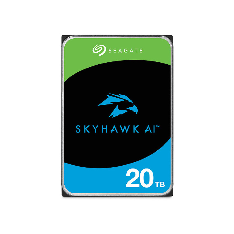 Seagate SkyHawk AI 20 TB disque dur 12 To 7200 tr/min 512 Mo 3.5" Série ATA III