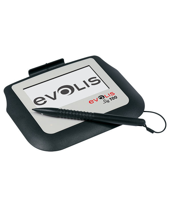 Evolis SIG100 10,2 cm (4") Blanc, Noir LCD