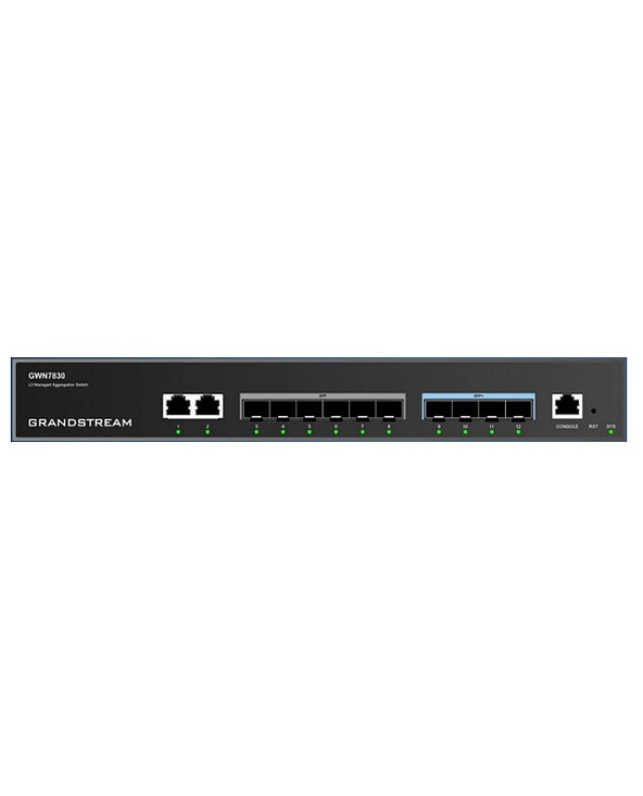 Grandstream Networks GWN7830 commutateur réseau Géré L3 Gigabit Ethernet (10/100/1000) Gris