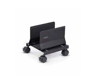 StarTech.com Support Mobile pour Unité Centrale, Support Mobile pour Unité Centrale PC à Roulettes, Charge Maximale de 21kg, Cha