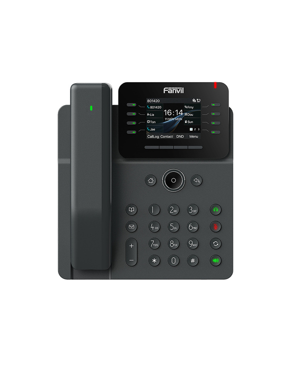 Fanvil V62 Pro téléphone fixe Noir 12 lignes LCD