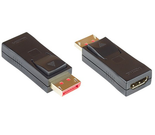 Alcasa HDMI-DP14G changeur de genre de câble Displayport Noir