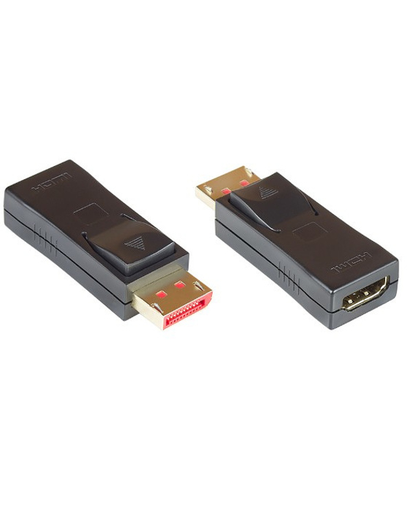Alcasa HDMI-DP14G changeur de genre de câble Displayport Noir