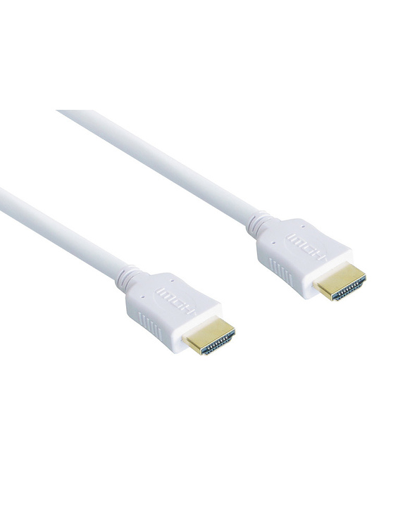 Alcasa 2m, 2xHDMI câble HDMI HDMI Type A (Standard) Blanc