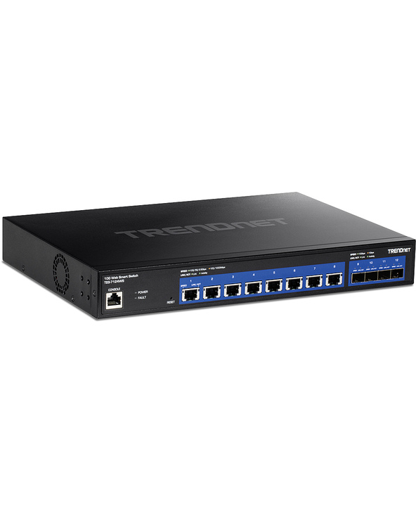 Trendnet TEG-7124WS commutateur réseau Géré L2/L3/L4 10G Ethernet (100/1000/10000) 1U Noir