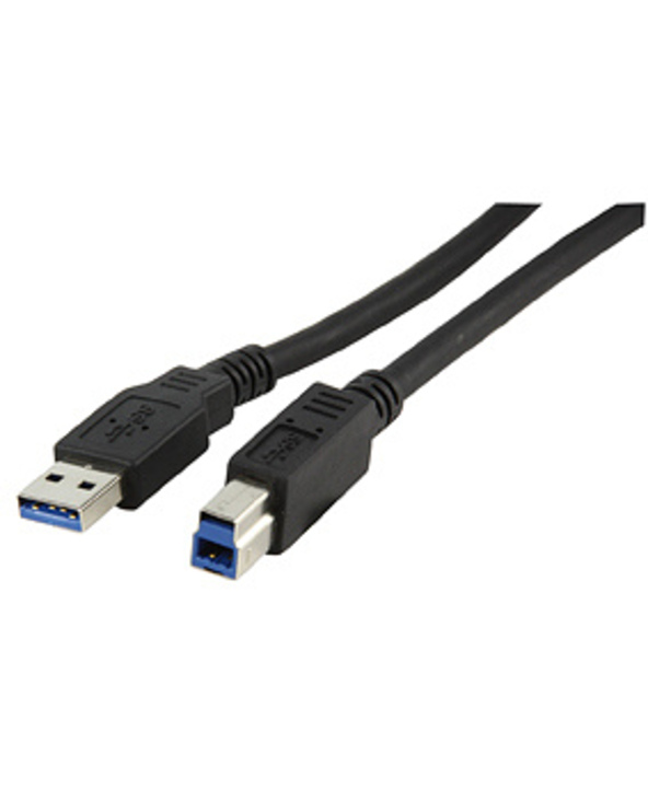 Valueline CABLE-1130-1.8 câble USB USB 3.2 Gen 1 (3.1 Gen 1) 1,8 m USB A USB B Noir