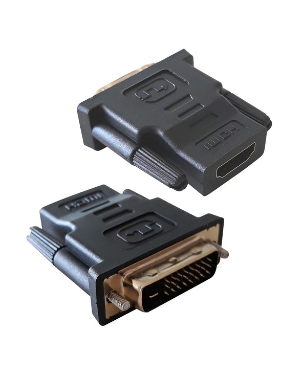 Techly DVI-D - HDMI M/F Noir
