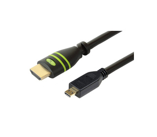 Techly 3.0m HDMI 1.4a/Micro HDMI D câble HDMI 3 m HDMI Type A (Standard) HDMI Type D (Micro) Noir
