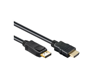 Allteq CC-DP-HDMI-6 câble vidéo et adaptateur DisplayPort HDMI Type A (Standard) Bleu