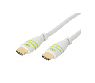 Techly 2.0m HDMI M/M câble HDMI 2 m HDMI Type A (Standard) Blanc