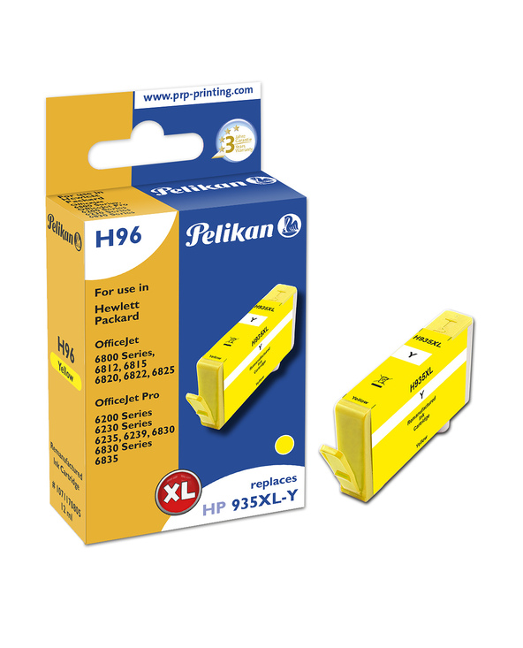 Pelikan H96 Yellow cartouche d'encre 1 pièce(s) Compatible Rendement élevé (XL) Jaune
