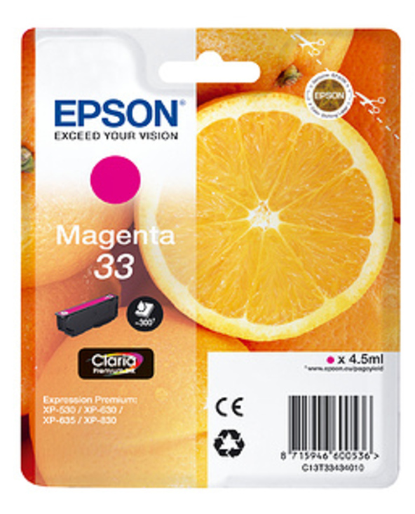 Epson C13T33434010 cartouche d'encre 1 pièce(s) Original Magenta