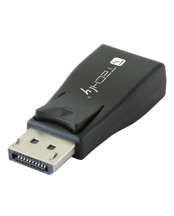 Techly IADAP DSP-230T changeur de genre de câble DisplayPort VGA Noir