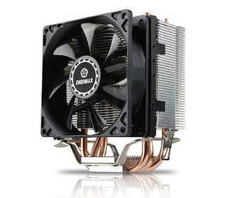 Enermax ETS-N31 système de refroidissement d’ordinateur Processeur Refroidisseur 9,2 cm Noir, Cuivre, Argent