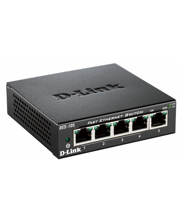 D-Link DES-105 Non-géré L2 Noir