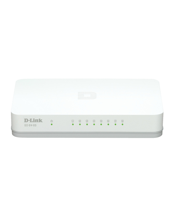 D-Link GO-SW-8G/E commutateur réseau Non-géré Gigabit Ethernet (10/100/1000) Blanc