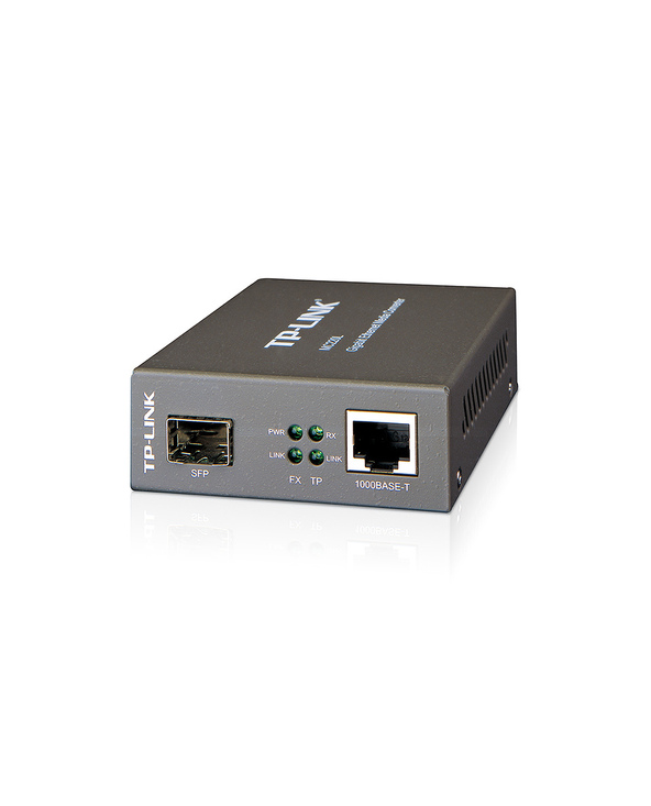 TP-Link MC220L convertisseur de support réseau 1000 Mbit/s Multimode, Monomode Noir