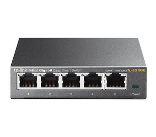 TP-Link TL-SG105E Géré L2 Gigabit Ethernet (10/100/1000) Noir