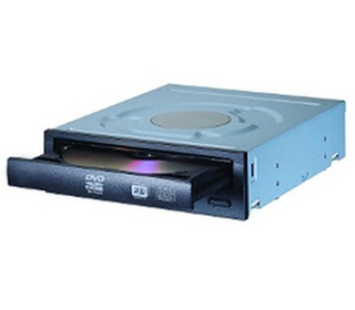 Lite-On IHAS124-04 lecteur de disques optiques Interne DVD Super Multi DL Noir